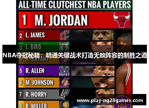 NBA夺冠秘籍：精通关键战术打造无敌阵容的制胜之道